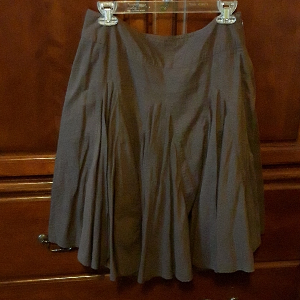 A.N.A. brown flowing midi skirt